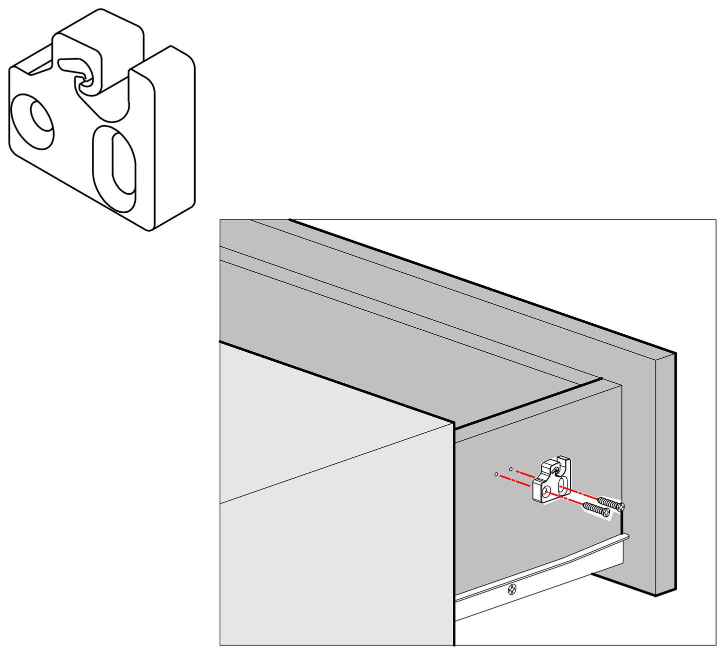 UMAXO® Schubladendämpfer Soft-Close für Schubladen, Selbstschließsystem | Führungsdämpfer | Dämpfer | Softeinzug | Selbstschliesssystem für Schubladen und Schiebetüren | Schubladen Selbsteinzug. Dämpfer zum Nachrüsten 16.10.600 von SISO Denmark