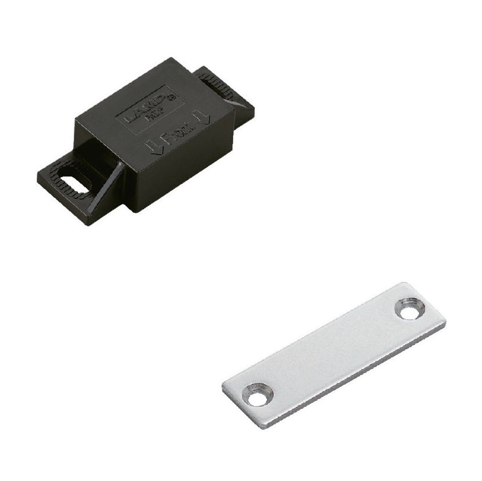Sealed magnetic catch for cleanrooms with stainless steel counter plate from SUGATSUNE / Lamp (Japan)