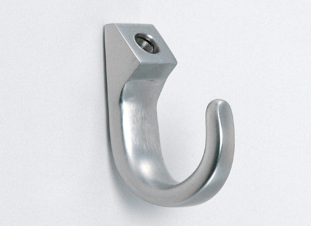 Hochwertiger Haken aus Edelstahl zur schnellen werkzeuglosen Montage auf Gipskartonwand bzw. Wand aus Gipsplatte. Edelstahlhaken PF-22 und PF-30 von Sugatsune / LAMP® (Japan)
