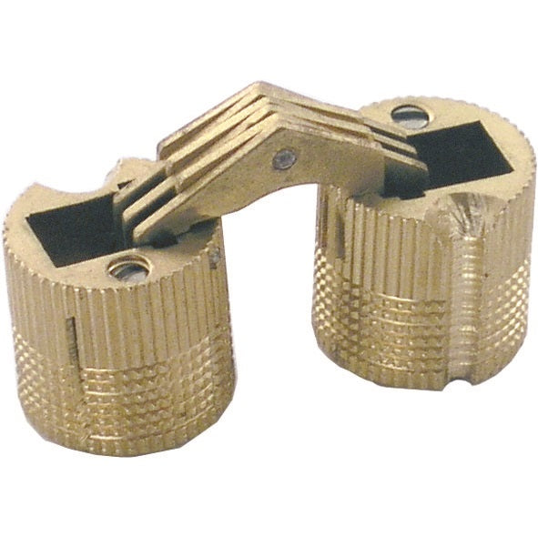 Set: 2 pieces UMAXO® invisible drill-in hinge. Cylinder hinge, furniture hinge, drill-in hinge.