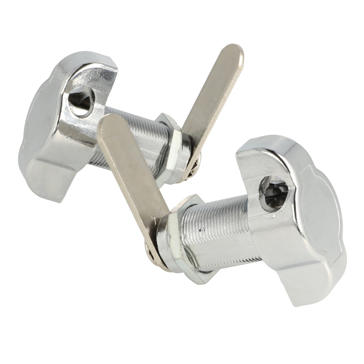Serrure à pêne tournant pour cadenas avec fonction poignée, 32 mm (1,3″), version : droite, 14.04.589-0. Serrure à pêne tournant pour cadenas avec fonction poignée pour casiers, armoires en tôle, armoires à casiers et bien plus encore, de SISO Danemark