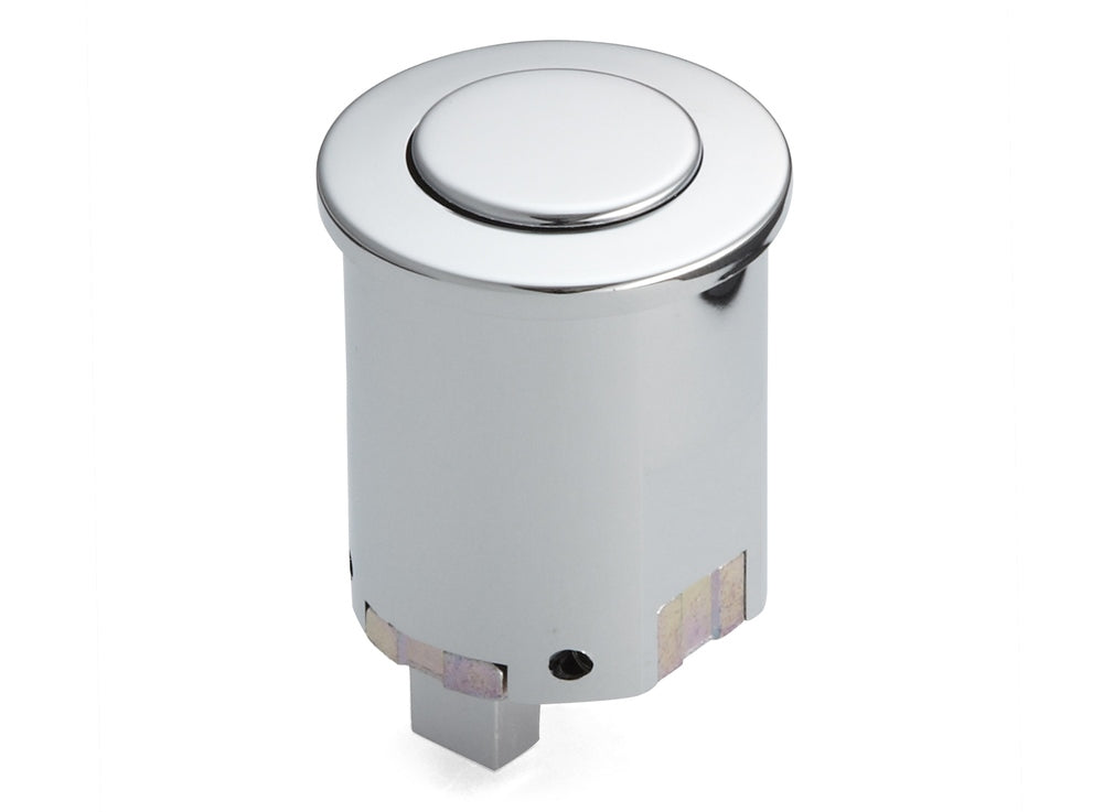 Bouton-pression de haute qualité avec fonction poignée, en alliage de zinc, surface : chromée, PKL-08/CR et PKLB. Bouton poussoir solide pour caravanes, yachts et bien plus encore, de Sugatsune / LAMP® (Japon)