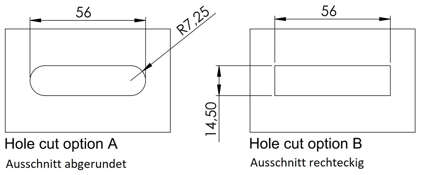 Hochwertiger Druckknopf-Verschluss mit Soft-Close und Grifffunktion, aus Zamak, Oberfläche: Edelstahl Look, Ausführung: rechteckig, 14.03.044-0. Massiver Druckknopf für Wohnwagen, Yacht und viel mehr, von SISO Denmark