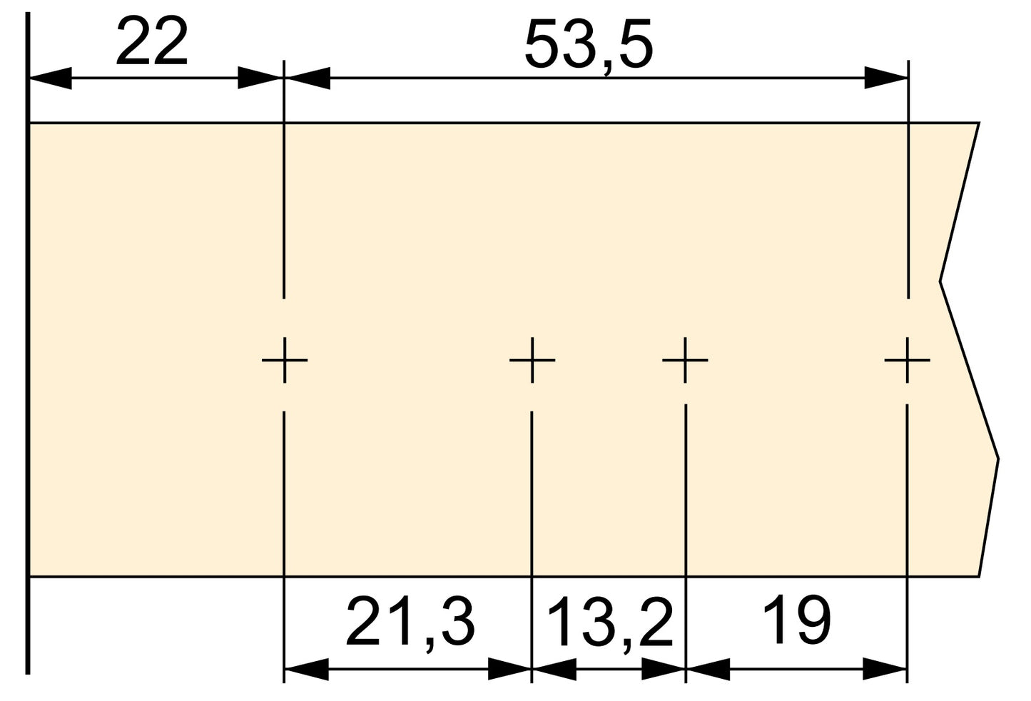 2 Stück eleganter Druckschnäpper, Oberfläche: grau, 62 mm (2-7/16″), Ausführung: nicht magnetisch, 2033821 für Möbeltüren, Schranktüren, Klappen