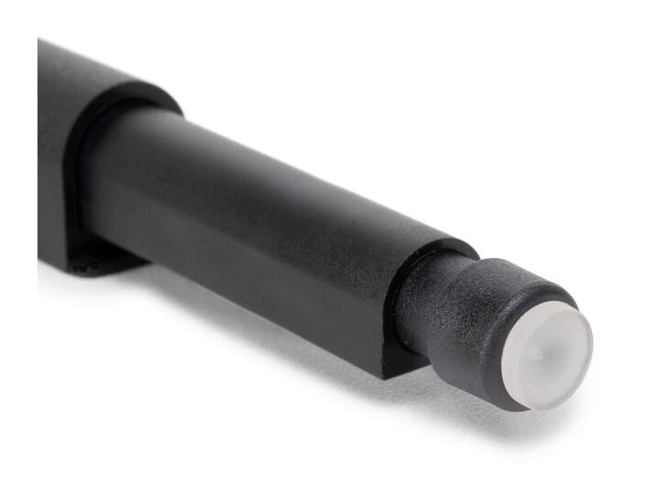 2 Stück eleganter Druckschnäpper, Oberfläche: schwarz, 62 mm (2-7/16″), Ausführung: nicht magnetisch, 2033817 für Möbeltüren, Schranktüren, Klappen