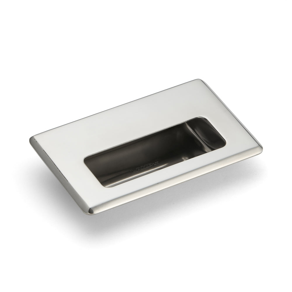 Coque de poignée exclusive en acier inoxydable SUS304, 138 mm (5,5″) HH-FC-1M. Poignée encastrée en acier inoxydable V2A, poli brillant, pour tiroirs, armoires, environnements humides, navires, machines et appareils de Sugatsune / LAMP® (Japon)