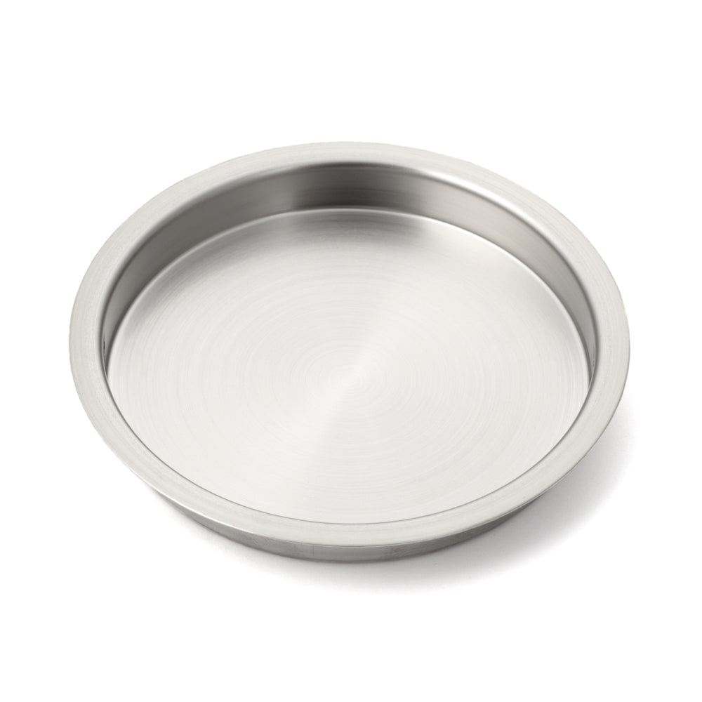 Exclusive round stainless steel SUS304 handle, 80 mm (3.2") SMH-80. Round stainless steel V2A handle, satin matte, for drawers, cabinets, humid environments, ships, yachts, and caravans from Sugatsune / LAMP® (Japan)