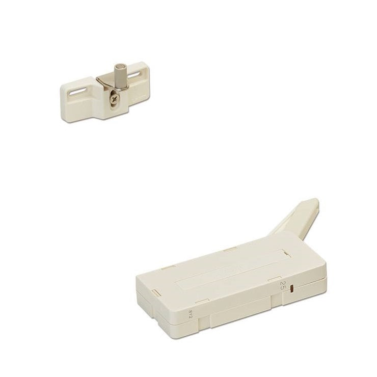 Amortisseurs robustes pour portes de meubles grandes et lourdes. Amortisseur de meuble avec mécanisme de verrouillage de SUGATSUNE / Lampe (Japon)
