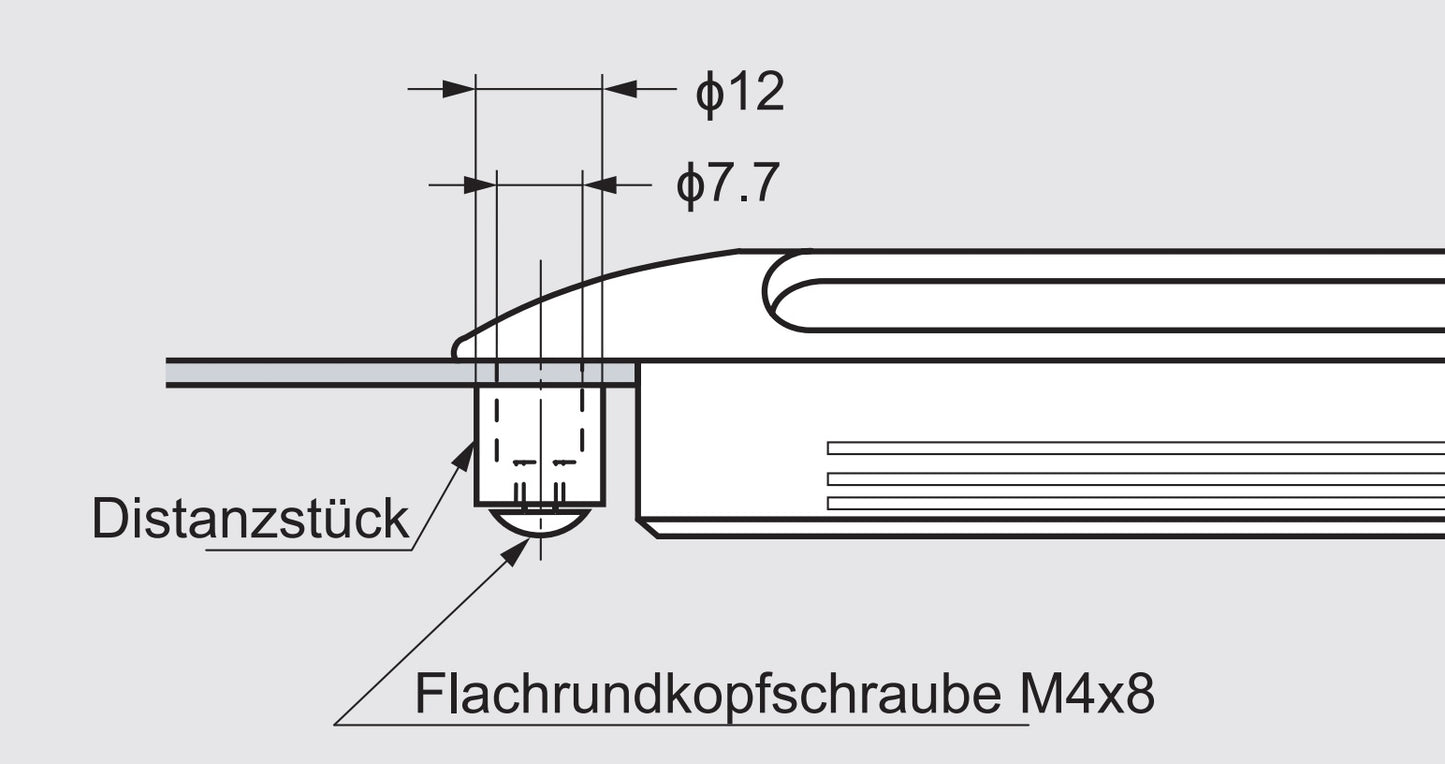 High-quality rectangular recessed pull made of solid zinc alloy, finish: bronze, 130 mm (5.2") UTZ-130SCP. Furniture handle UTZ-130SCP for sheet metal, wood, drawers, cabinets, office furniture, and bedroom furniture, by Sugatsune / LAMP® (Japan)