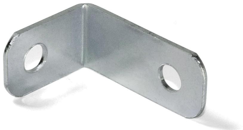 10 Stück kleine stabile Winkelverbinder aus robustem Stahl, Oberfläche: verzinkt, 34 mm (1,4″) 8030205. Montagewinkel E.FB.24 für Regalboden, Bücherregal, Tisch, Schrank und viel mehr, von EMUCA