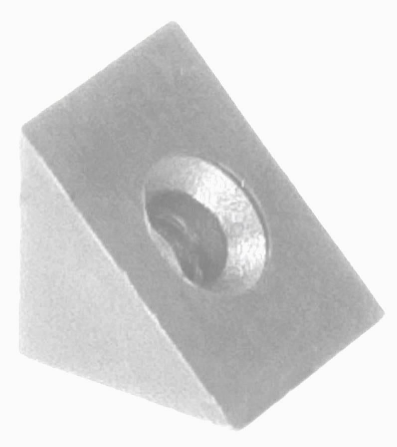 20 fixations rectangulaires pour fond de meuble, avec trou de raccordement, filetées, en plastique robuste, blanches, 11,5 mm (0,5") 9069715. Cale de tiroir E.AF.W pour étagères, fonds de meuble, fonds de tiroir et bien plus encore, par EMUCA.