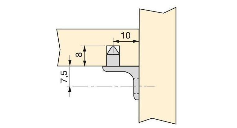 20 Stück Regalbodenträger aus Zinklegierung, Oberfläche: vernickelt 8014107. Bodenträger aus Zinklegierung für Regalböden, Fachböden, Schrankböden, Einlegeböden, Schränke, Regale und viel mehr, von EMUCA