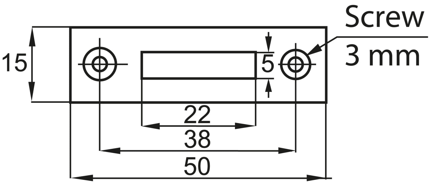 Hochwertiges Rollladenschloss, Oberfläche: vernickelt, 14.01.457-0 für Rollladen, Möbelschiebetür