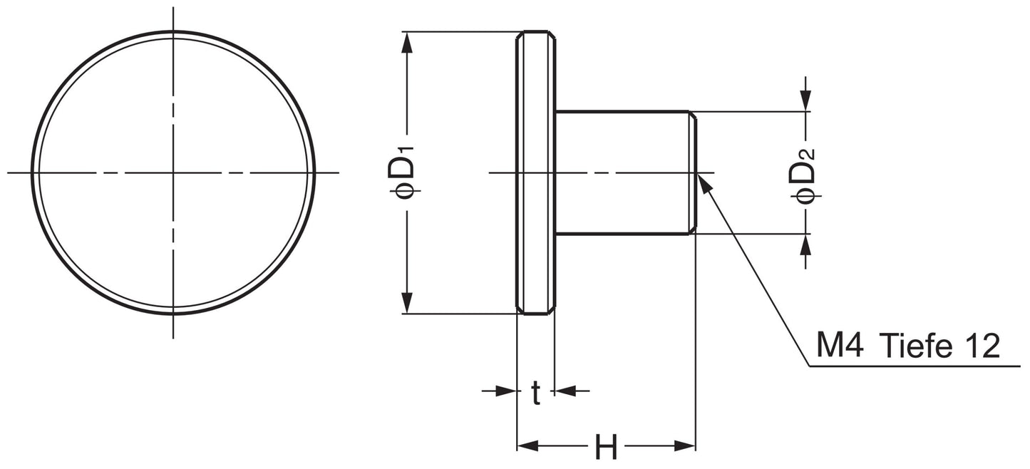 Runder Möbelknopfgriff aus Aluminiumlegierung, Oberfläche: Edelstahl Look, 20 mm (0,8″) EXSEL20. Griffknopf KK-B20SBR aus Aluminiumlegierung für Schublade, Möbeltür, Küchenschrank, Büroschrank und viel mehr, von Sugatsune / LAMP® (Japan)