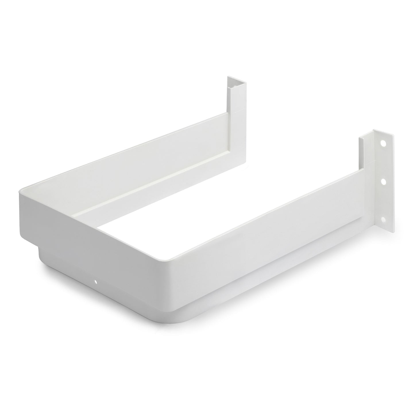 High-quality siphon cutout, made of plastic, surface: white, 3011915 for vanity unit, kitchen cabinet, bathroom cabinet, siphon, drain