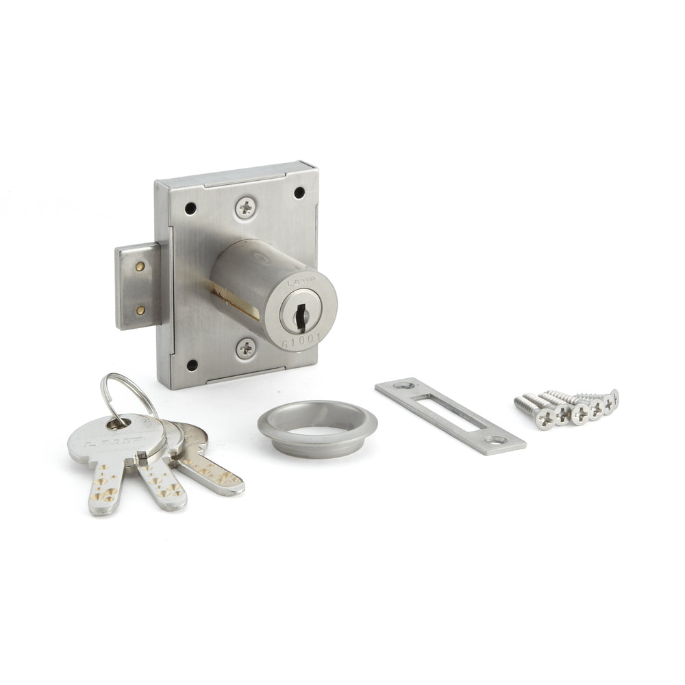 Cabinet lock, keyed alike 7810-30NI-D, by Sugatsune / LAMP (Japan)