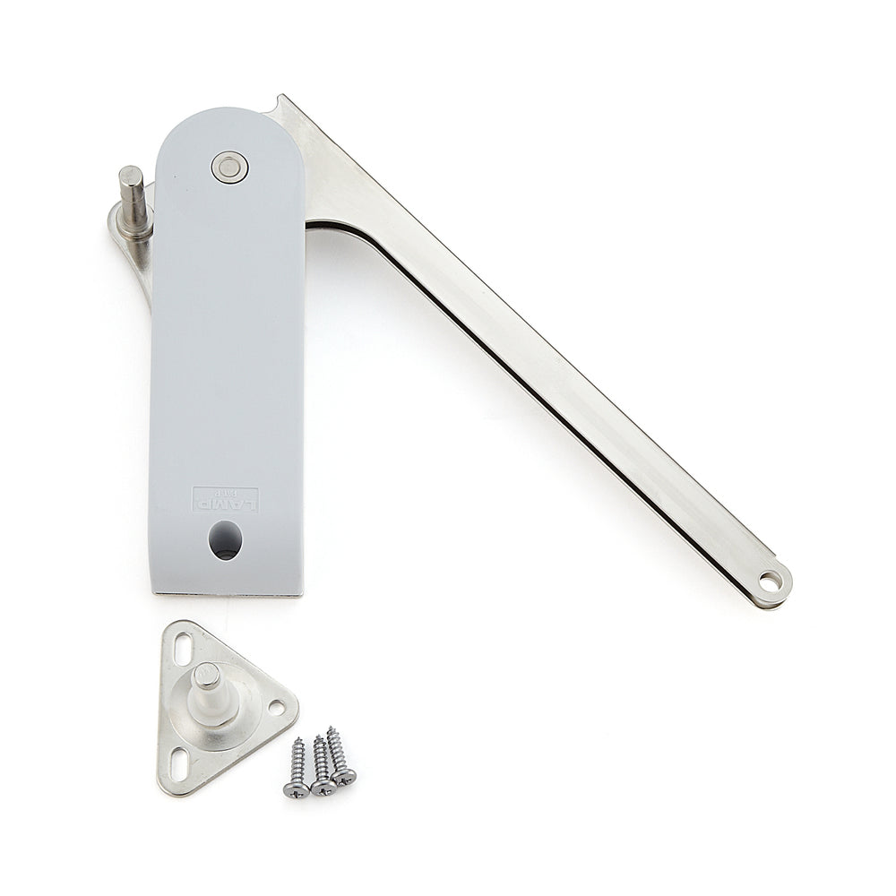 Heavy-duty soft-down flap fitting HDSN-30MR, by Sugatsune / LAMP (Japan)