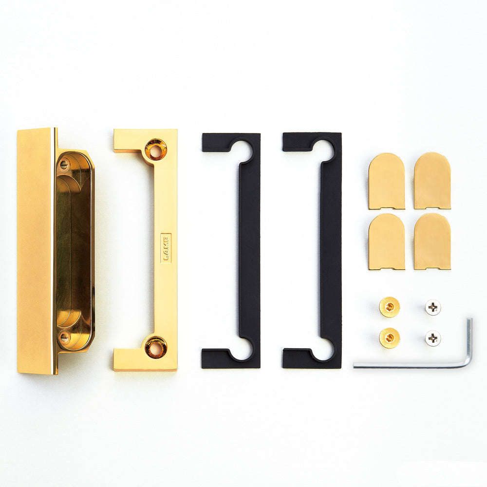 Support de porte vitrée HES3D-G90BKT-GP, de Sugatsune / LAMP (Japon)