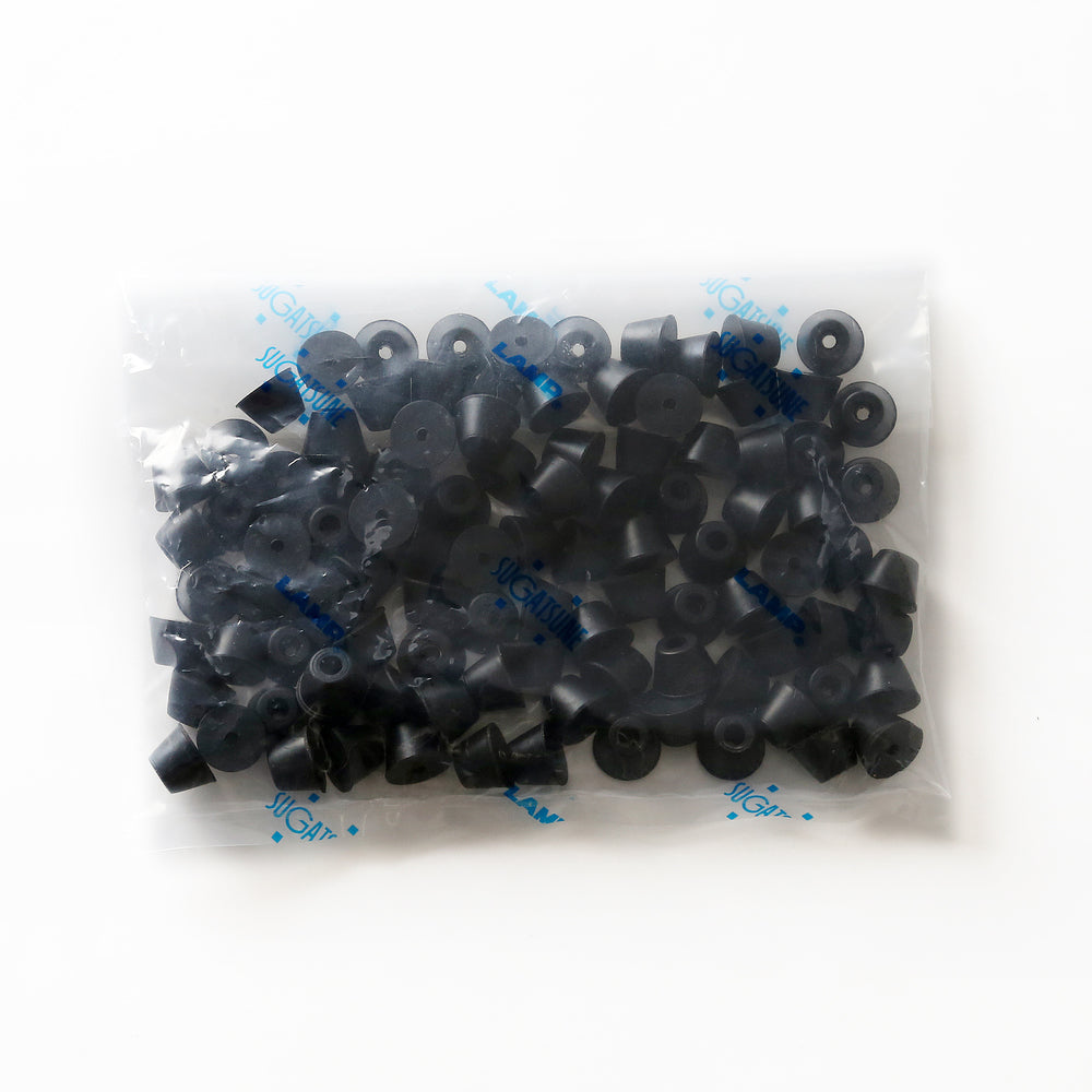 Stellfuß, Gummi, Packung à 100 Stk. K-1510-P100, von Sugatsune / LAMP (Japan)