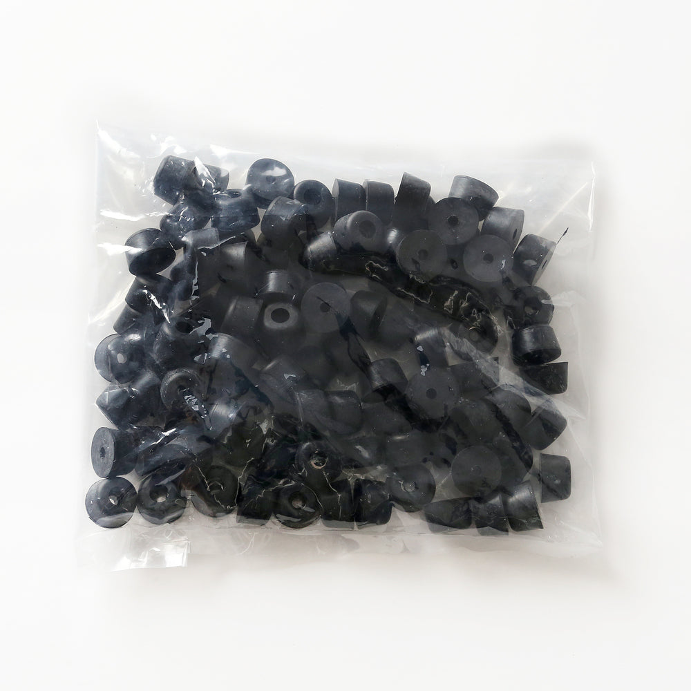 Adjustable rubber feet, pack of 100, K-18-P100, by Sugatsune / LAMP (Japan)