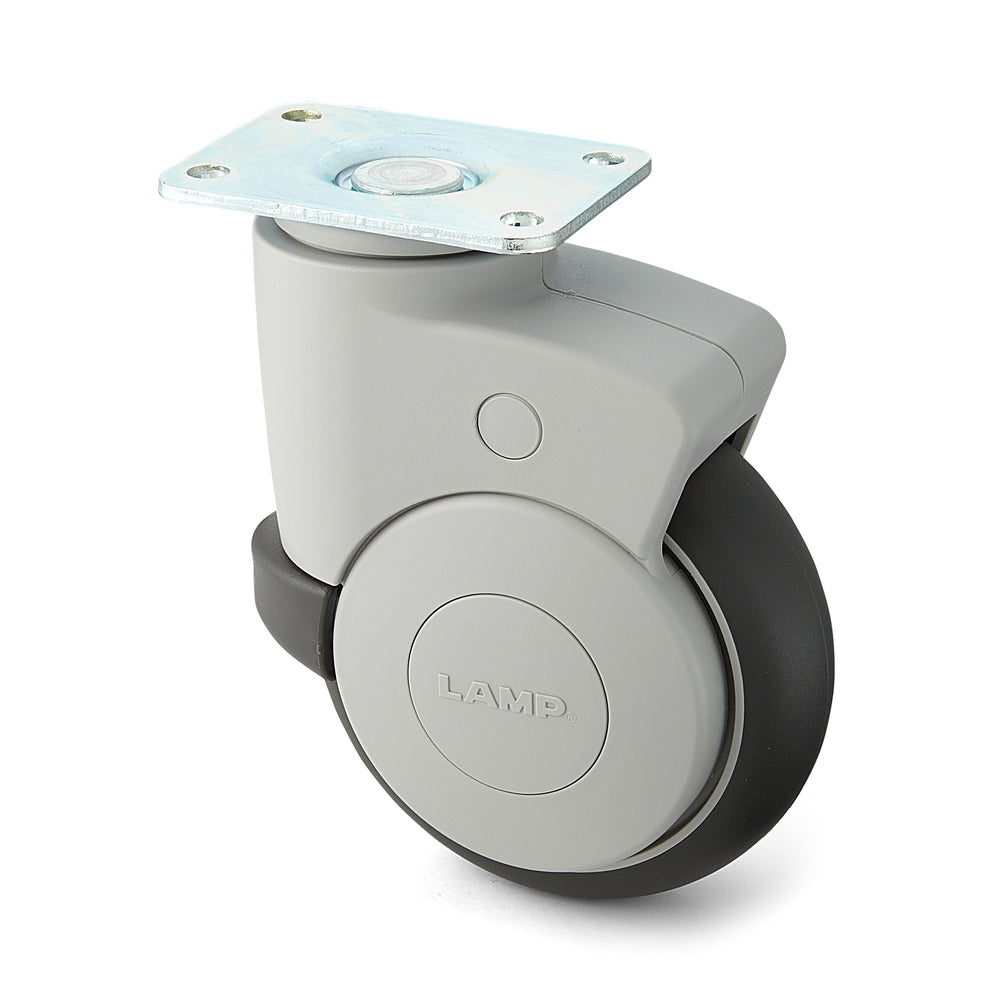 Reel with dual braking system, with MX-125P plate, from Sugatsune / LAMP (Japan)