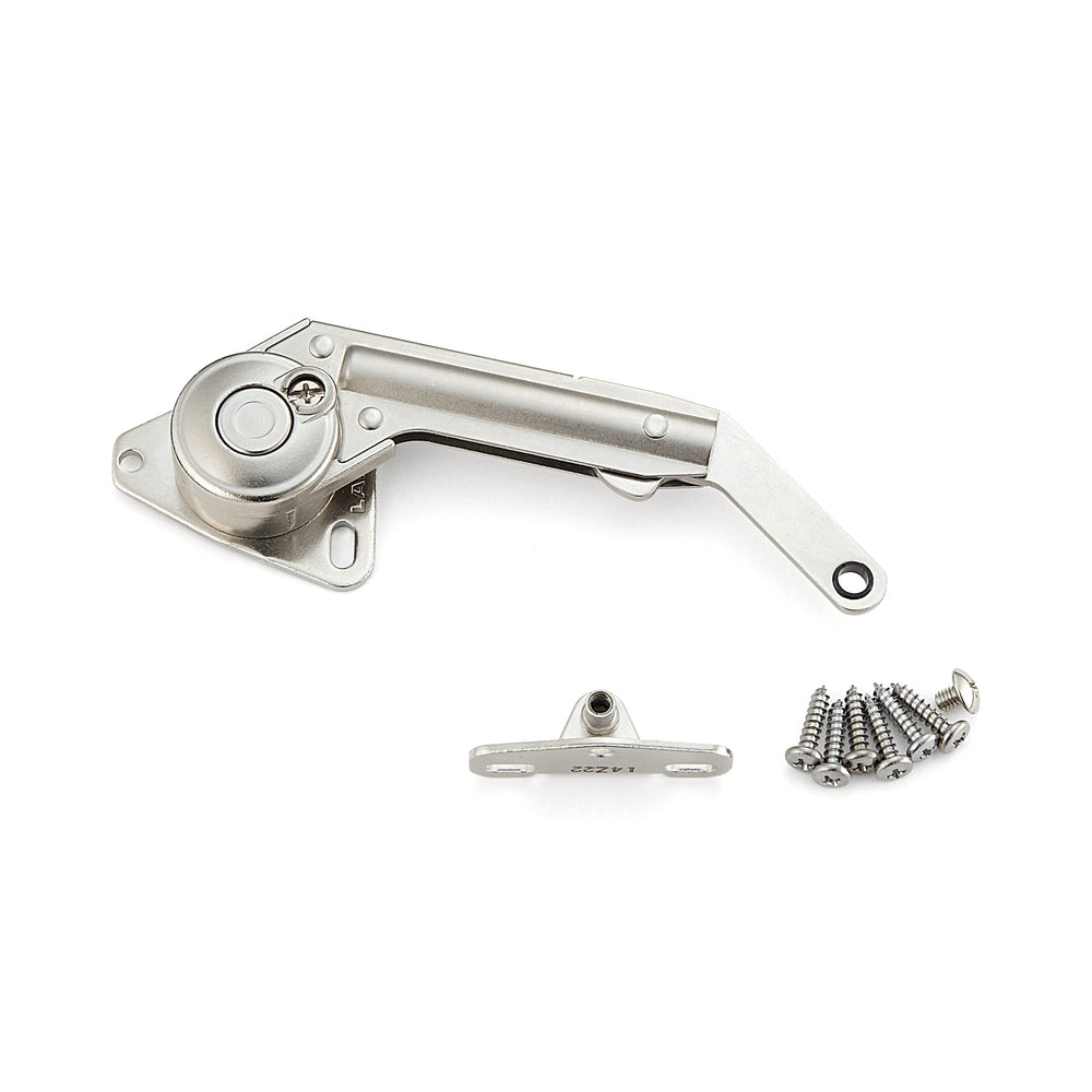 Système de fixation à rabat souple, bras court NSDX-10RK-TV, par Sugatsune / LAMP (Japon)