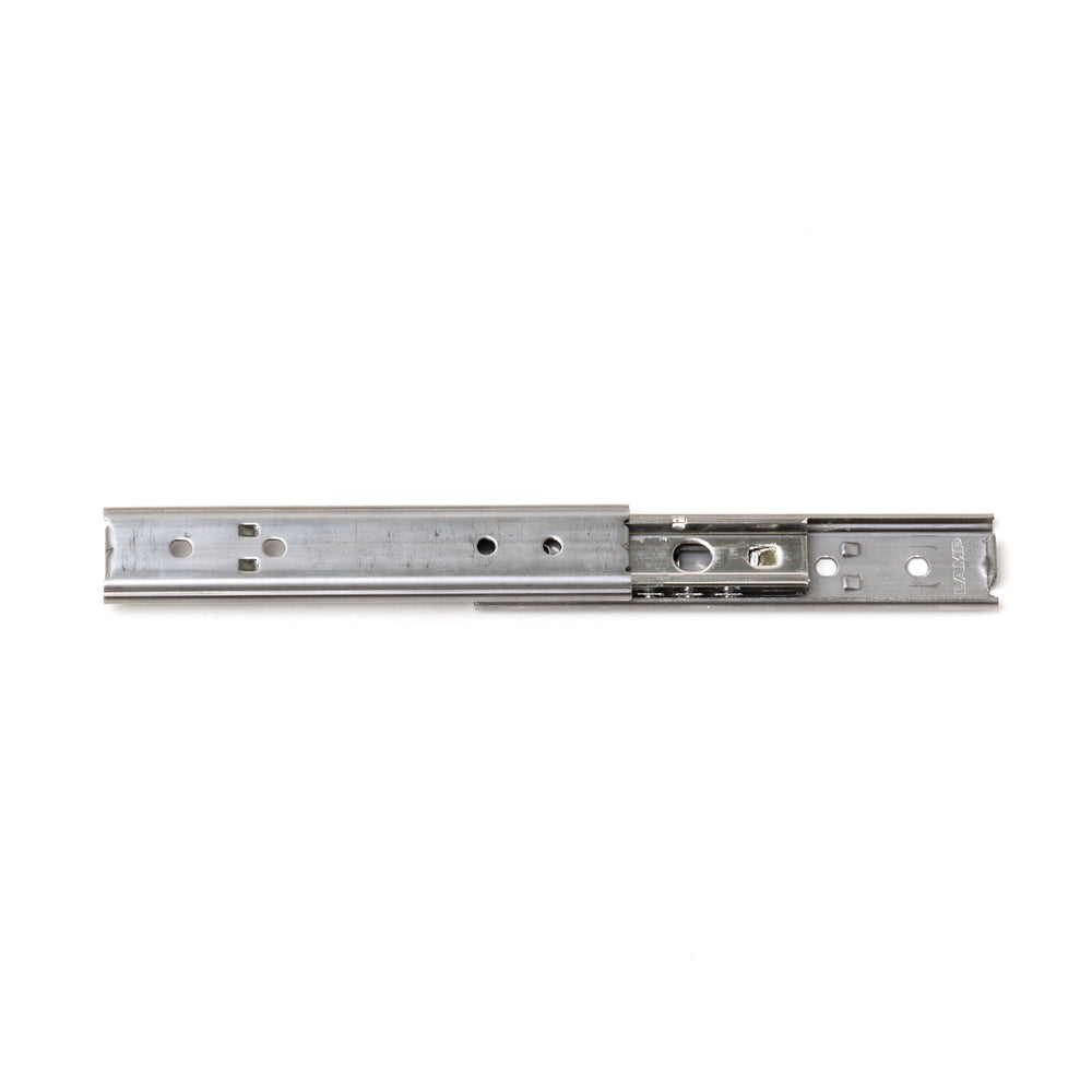 Full extension soft-close drawer slide, stainless steel SCR3-15S-80A, by Sugatsune / LAMP (Japan)