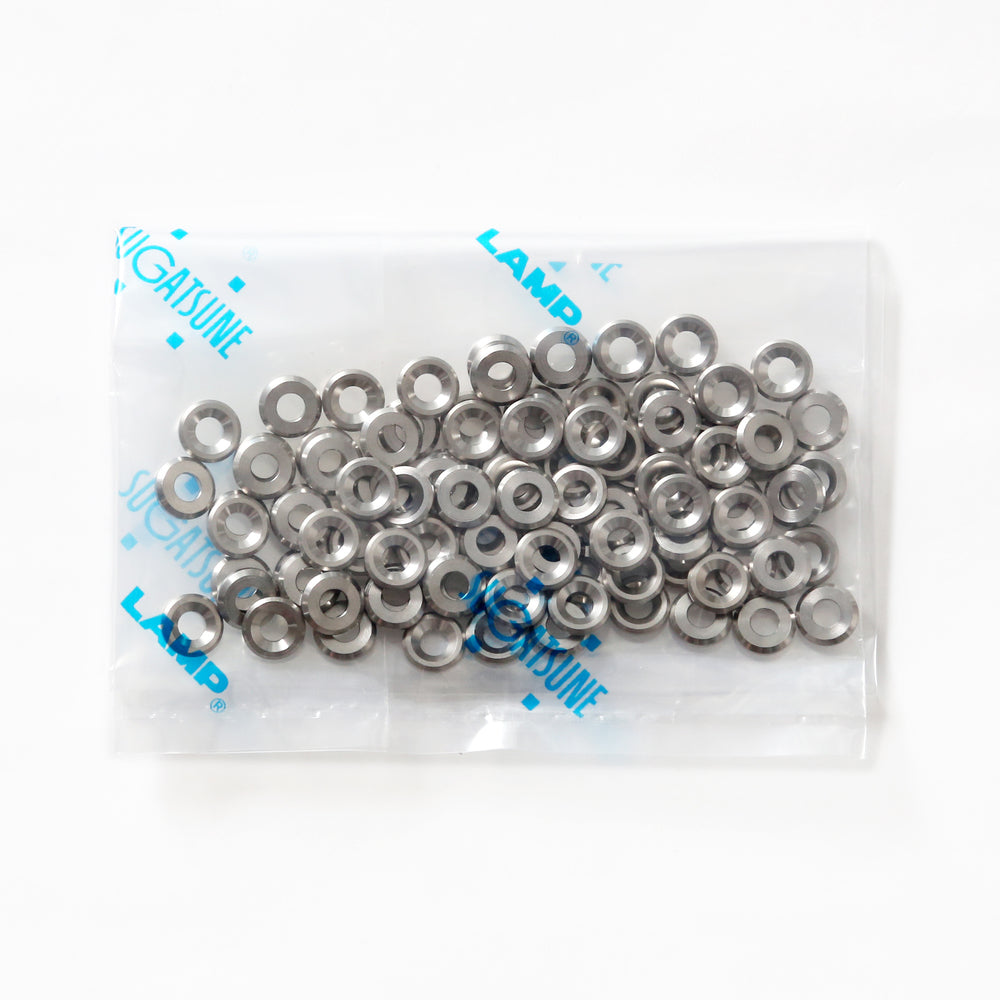 Countersunk washer, stainless steel, pack of 100 pcs. SETUP-SUS-M3-P100, by Sugatsune / LAMP (Japan)