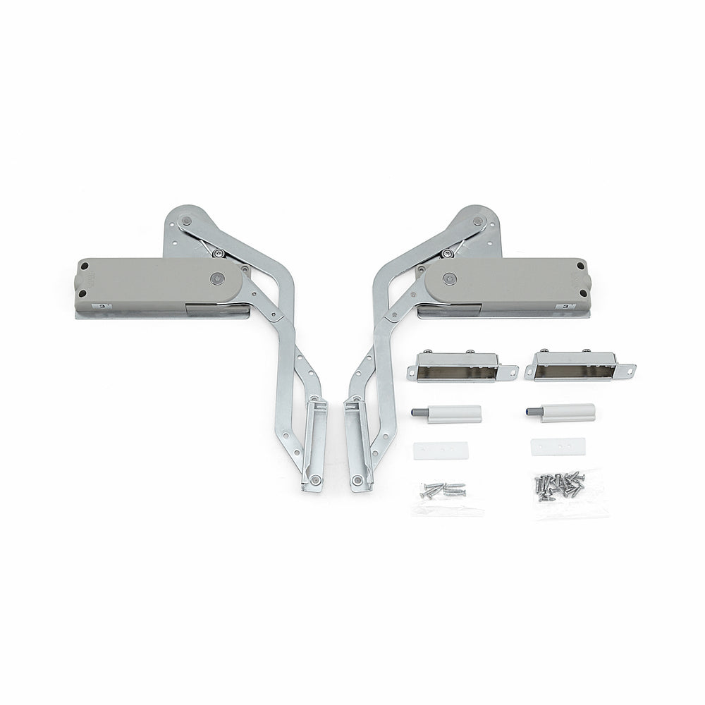 Lift-up flap fitting, upward swinging SLUN-3N, by Sugatsune / LAMP (Japan)