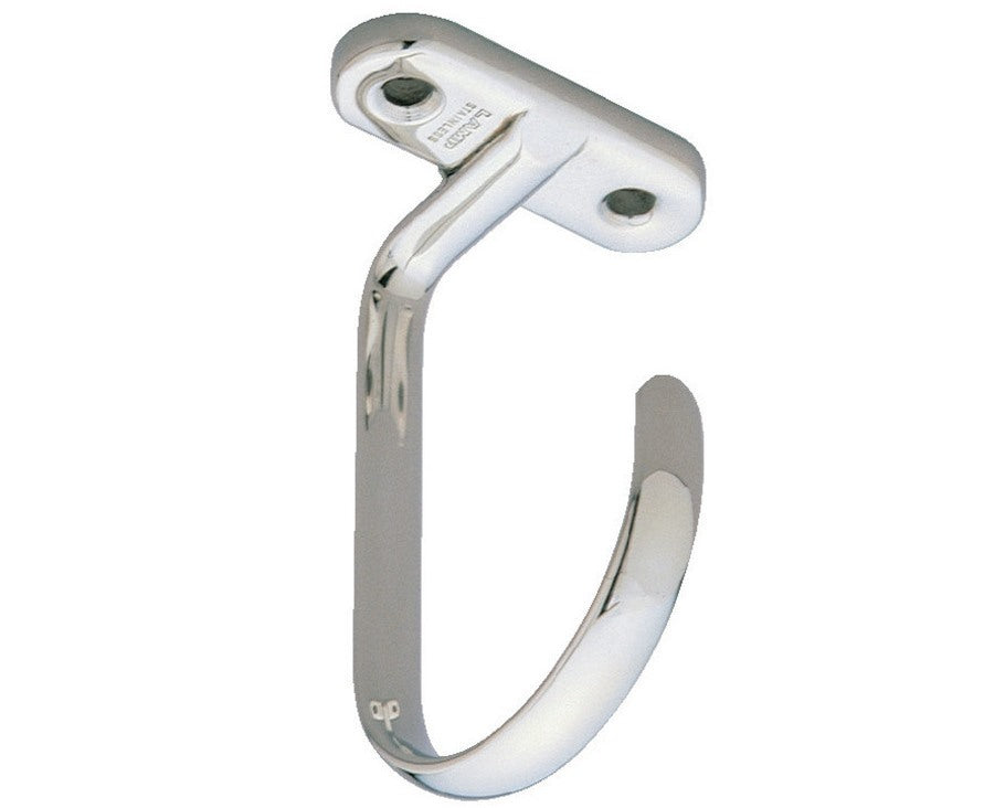 Hochwertiger Universalhaken für Deckenmontage oder Montage unter Regalboden, aus massivem rostfreiem Edelstahl, 70 mm (2,8″), DS-H-50. Deckenhaken für feuchte Umgebung, Außenbereich, Schiffbau und viel mehr, von Sugatsune / LAMP® (Japan)