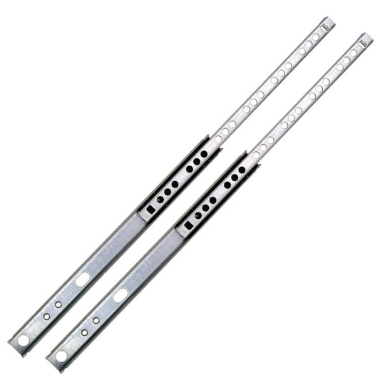 Ensemble de 2 (1 paire) rails de tiroir rainure 17 mm, glissières de tiroir. Extensions partielles de tiroirs, rails de haute qualité pour tiroirs, système de rails de tiroirs UMAXO®