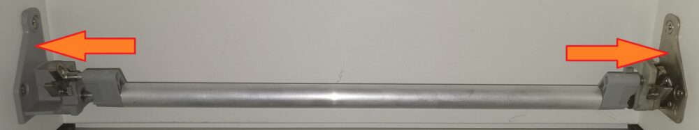Ensemble d'unités de verrouillage (gauche et droite) pour les rails de guidage GRASS Nova Pro Tipmatic Plus