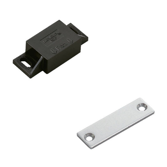 Sealed magnetic catch for cleanrooms with stainless steel counter plate from SUGATSUNE / Lamp (Japan)