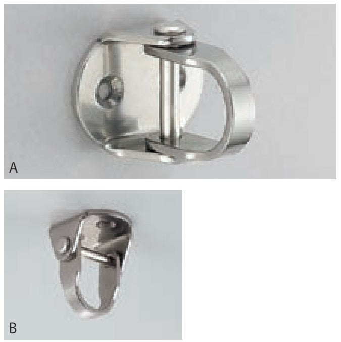 Schwenkbarer Haken aus Edelstahl für Wand- und Deckenmontage RF-D35 von Sugatsune LAMP® / Japan
