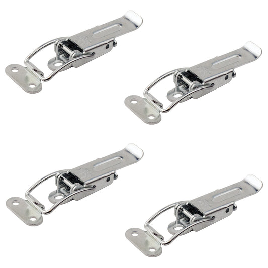 4 pcs. Extendable table clamps made of galvanized steel, adjustable, with two position locks, 70 mm (2.8") 24.03.003-6. Catch #22 clamp made of galvanized steel, for extendable tables, boxes, instrument cases, worktops, from SISO Denmark