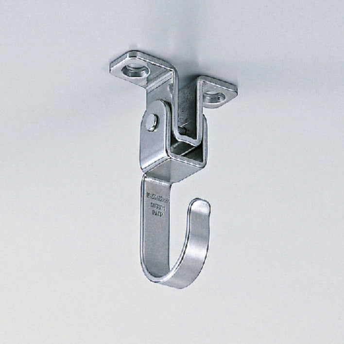 Beweglicher Edelstahlhaken, aus rostfreiem Edelstahl, Oberfläche: glänzend poliert, 62 mm (2,5″), UC-055. Schaukelhaken für Wand, Decke, Badezimmer, Außenbereich, Schwimmbad und viel mehr, von Sugatsune / LAMP® (Japan)