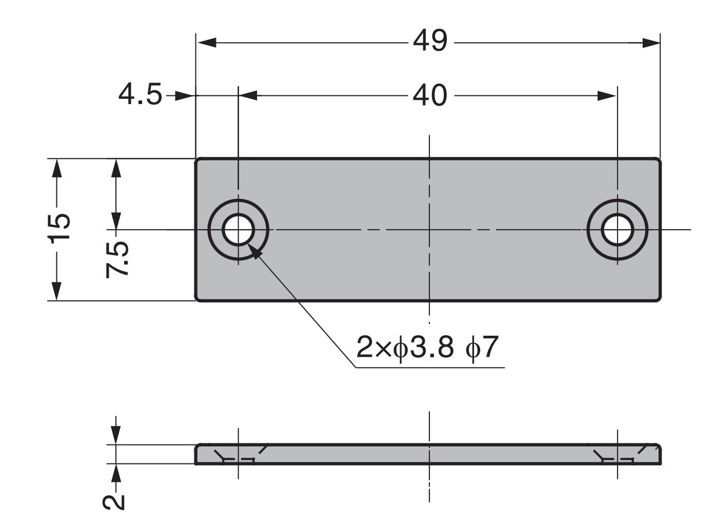 Loquet magnétique étanche pour salles blanches avec contre-plaque en acier inoxydable de SUGATSUNE / Lamp (Japon)