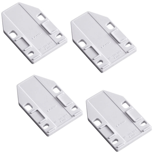 4 Stück Distanzplatte ML-120-DP4-WT, 70 mm (2-3/4″) von Sugatsune, weiß. Produktbild
