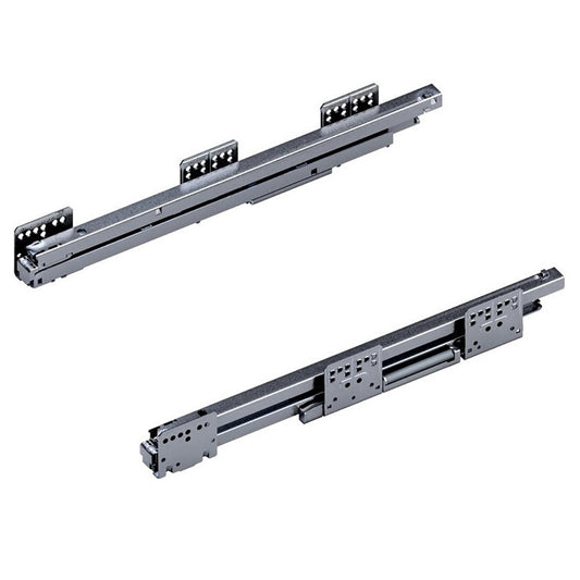 Rails de guidage pour tiroirs à extension totale DWD-XP avec fermeture en douceur, longueur nominale : 500 mm, capacité de charge : 60 kg, du fabricant GRASS / Autriche