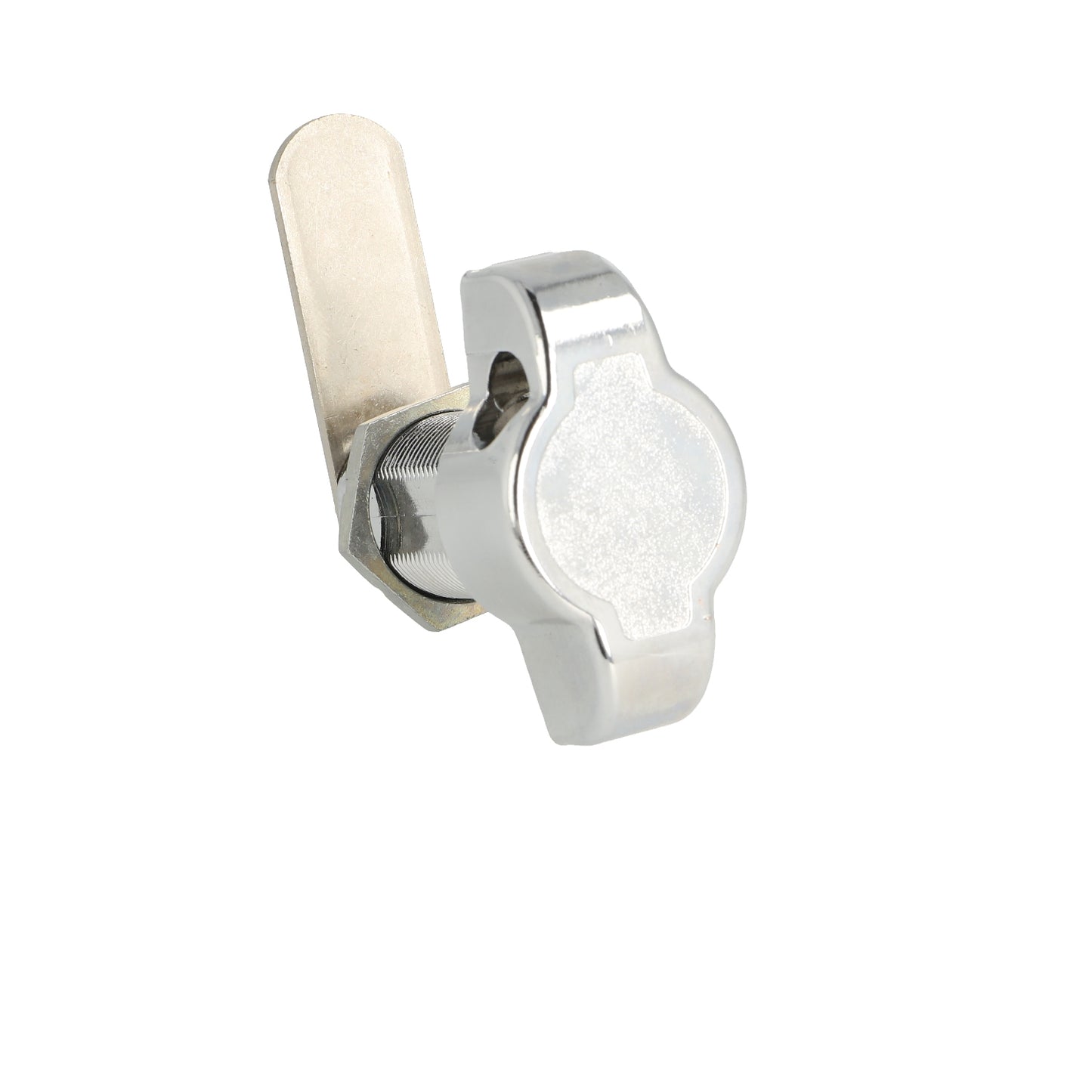 Fermeture à tourniquet pour cadenas avec fonction poignée, 32 mm (1,3″), version gauche, 14.04.589-7. Serrure à pêne tournant pour cadenas avec fonction poignée pour casiers, armoires métalliques, casiers à casiers et bien plus encore, de SISO Danemark