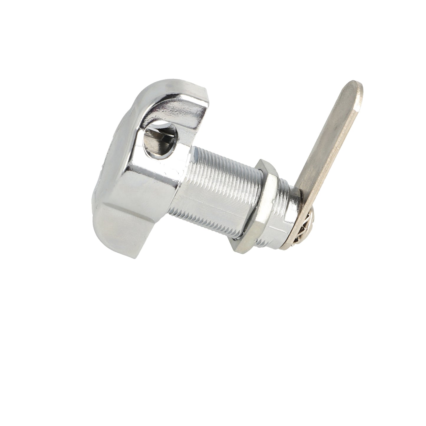 Fermeture à tourniquet pour cadenas avec fonction poignée, 32 mm (1,3″), version gauche, 14.04.589-7. Serrure à pêne tournant pour cadenas avec fonction poignée pour casiers, armoires métalliques, casiers à casiers et bien plus encore, de SISO Danemark