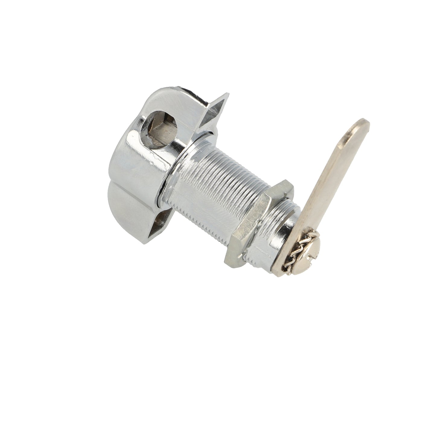 Fermeture à tourniquet pour cadenas avec fonction poignée, 32 mm (1,3″), version gauche, 14.04.589-7. Serrure à pêne tournant pour cadenas avec fonction poignée pour casiers, armoires métalliques, casiers à casiers et bien plus encore, de SISO Danemark