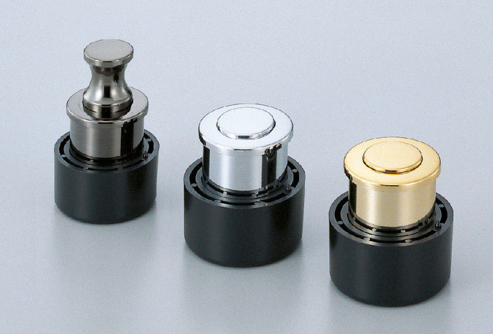 Hochwertiger Druckknopfgriff aus Zinklegierung, Oberfläche: goldfarbig, glänzend poliert PK03GA. Hochwertiger massiver und eleganter Pushlock aus ZDC für Schublade, Wohnmobilmöbel, Boote, Privatflugzeuge und viel mehr, von Sugatsune / LAMP® (Japan)
