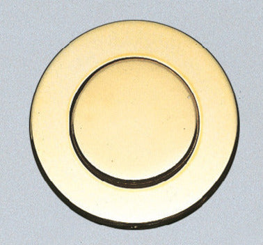 Hochwertiger Druckknopfgriff aus Zinklegierung, Oberfläche: goldfarbig, glänzend poliert PK03GA. Hochwertiger massiver und eleganter Pushlock aus ZDC für Schublade, Wohnmobilmöbel, Boote, Privatflugzeuge und viel mehr, von Sugatsune / LAMP® (Japan)