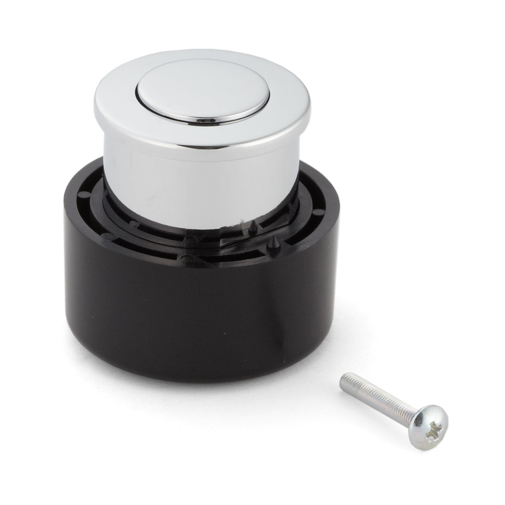 Hochwertiger Druckknopfgriff aus Zinklegierung, Oberfläche: verchromt, PK04CR. Hochwertiger massiver und eleganter Pushlock aus ZDC für Schublade, Wohnmobilmöbel, Boote, Privatflugzeuge und viel mehr, von Sugatsune / LAMP® (Japan)