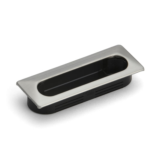 Poignée à pression en acier inoxydable SUS304, noire, 105 mm (4,2″) UT-105. Poignée insérable en acier inoxydable V2A, finition satinée mate, pour tiroirs, armoires, environnements humides, navires, bateaux de Sugatsune / LAMP® (Japon)