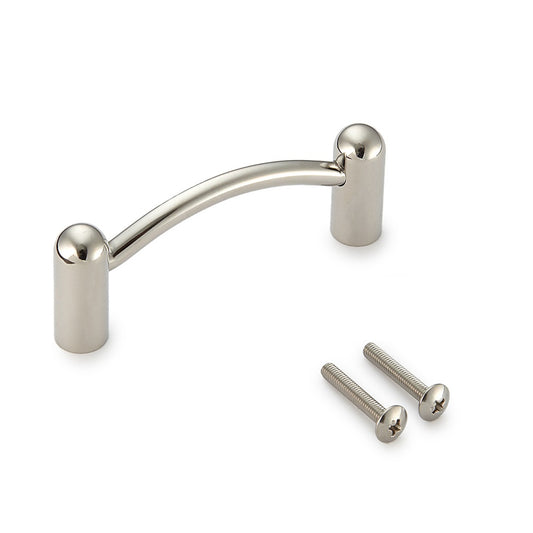 Stainless steel door handle V2A (SUS304), 89 mm (3.6") LX-90M. High-quality solid stainless steel door handle made of V2A (SUS304) for humid environments, ships, food processing, medical, and laboratory equipment from Sugatsune / LAMP® (Japan).