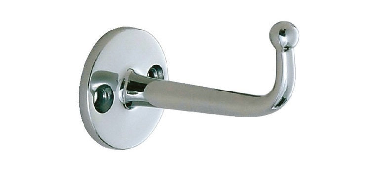 Hochwertiger Edelstahlhaken mit kugelförmiger Spitze, aus rostfreiem Edelstahl, Oberfläche: glänzend poliert, 65 mm (2,6″), FC-65. Wandhaken für Badezimmer, Außenbereich, Schwimmbad, Garderobe und viel mehr, von Sugatsune / LAMP® (Japan)