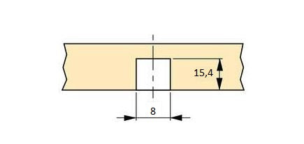 20 Stück hochwertige Einpressmutter mit Innengewinde M6, aus Stahl, Oberfläche: verzinkt, 13,6 mm (17/32″), 8066705 für Möbelverbindungen