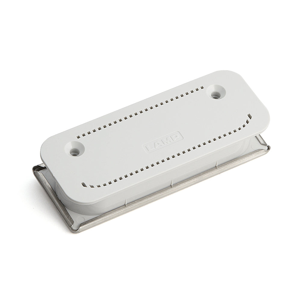 Coque de poignée de ventilation unique V2A (SUS304), grise, 105 mm (4,2″) UTA-105GR. Poignée de ventilation en acier inoxydable V2A (SUS304), finition satinée mate, pour tiroirs, armoires, environnements humides, expédiée par Sugatsune / LAMP® (Japon)